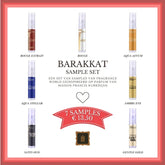 Perfume sample set met 7 vials in een cirkel, Barakkat Range Sample Set Nieuwe Editie